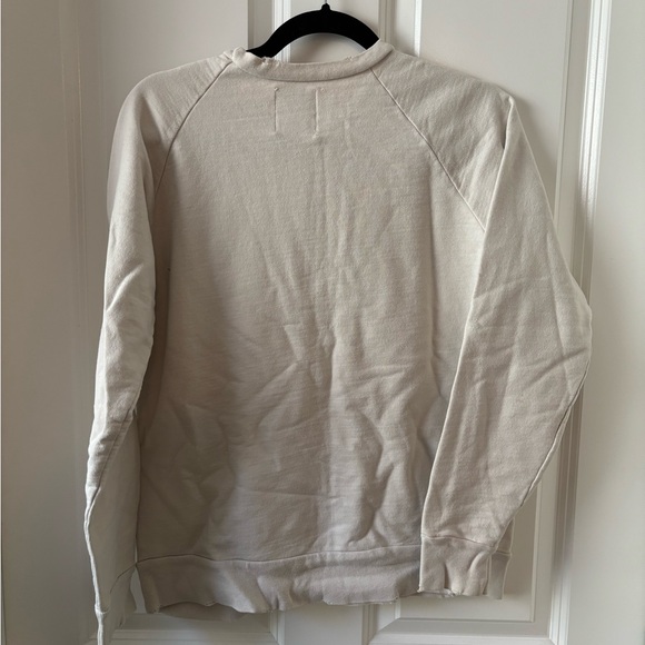 UNIF Cream Sweatshirt with Black Logo - Picture 5 of 6